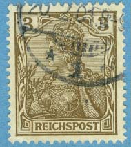 Deutsches Reich – M   54 Germania Reichspost, 3 Pf stpl