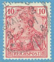 Deutsches Reich – M   56 Germania Reichspost, 10 Pf stpl