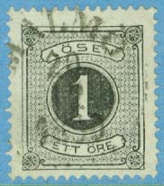 F L 11. Lösen 1 öre t. 13, nära prakt MALMÖ 20.12 1890
