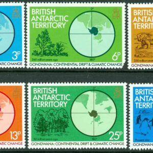 British Antarctic Ter. – M   88-93 Gondwanaland, 6 kpl **, kh