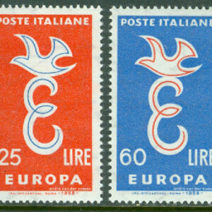 Italien – M 1016-1017 Europa CEPT 1958, 2 kpl **