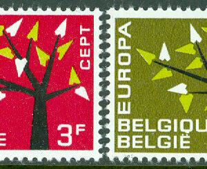 Belgien – M 1282-1283 Europa CEPT 1962, 2 kpl **