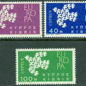 Cypern – M  197-199 Europa CEPT 1962, 3 kpl *