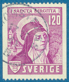 F  335 Sancta Birgitta 120 öre stpl