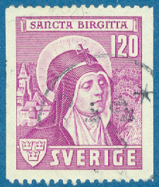 F  335 Sancta Birgitta 120 öre stpl
