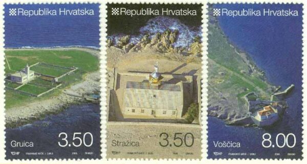 Kroatien - M  915-917 Fyrar bla Gruica, 3 kpl **