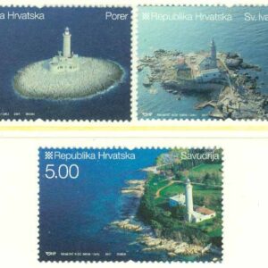 Kroatien – M  818-820 Fyrar bla Savudrija, 3 kpl **