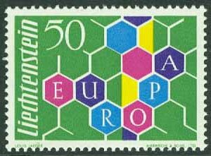 Liechtenstein – M  398 Europa 1960, Vaxmönster, 1 kpl **