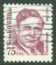 USA – M 2210 Wendell Willkie, presidentkandidat, 1 kpl stpl