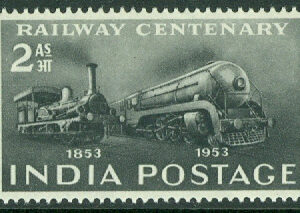 Indien – M  227 Indiska järnvägen 100 år, 1 kpl **