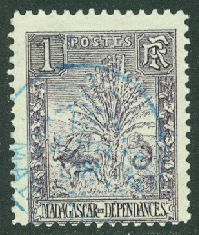 Madagaskar – M   59a Resandens träd, 1 C stpl