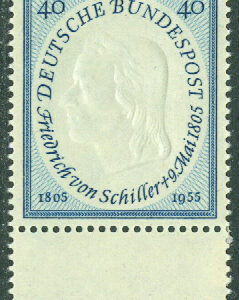 Tyskland – M  210 Friedrich von Schiller, diktare, 1 kpl **