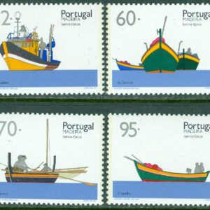 Madeira – M  139-142 Skepp från Madeira, 4 kpl **