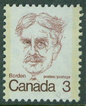 Kanada – M  536 Premiärminister Robert L. Borden, 3 C **