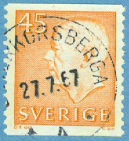 F  429 God stämpel ÖSTERKORSBERGA 27.7.67