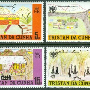 Tristan da Cunha – M  266-269 Internationella barnåret 1979, 4 kpl **