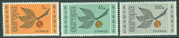 Cypern - M  258-260 Europa CEPT 1965, 3 kpl **