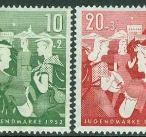 Tyskland – M  153-154 Andra federala ungdomsplanen, 2 kpl **