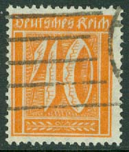 Deutsches Reich – M  163 Siffertyp 40 Pf stpl
