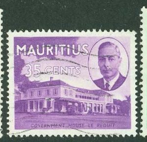 Mauritius – M  225-237 George VI och landsmotiv, 3 ol stpl