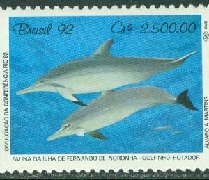 Brasilien – M 2456 spinndelfin, 2500 Cr **