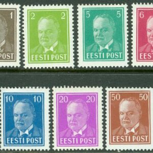 Estland – M  113-119 Statspresident Päts, 7 kpl *