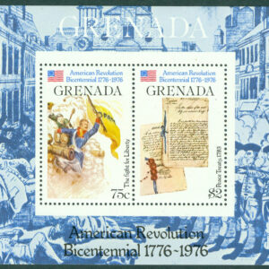 Grenada – M BL  54 USA oavhängigt 200 år, block **