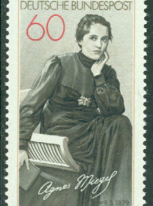 Tyskland – M 1001 Agnes Miegel, författare, 1 kpl **