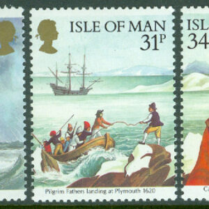 Isle of Man – M  314-316 Historiska förbindelser med USA, 3 ol **