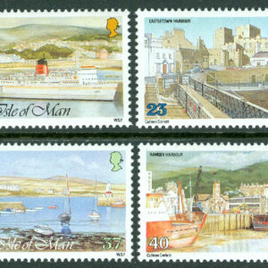 Isle of Man – M  517-520 Hamnar bl.a. Castletown, 4 kpl **