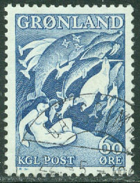 Grönland – F   39 Sagomotiv I – Havets Moder, 1 kpl stpl