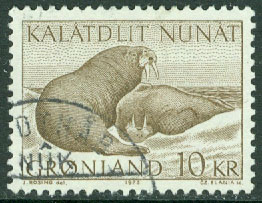 Grönland – F   83 Valrossar, 1 kpl stpl