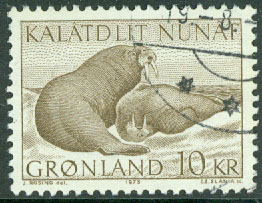 Grönland – F   83 Valrossar, 1 kpl stpl