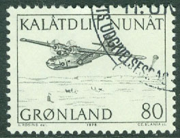 Grönland – F   98 Postflygplan – Catalina, 1 kpl stpl
