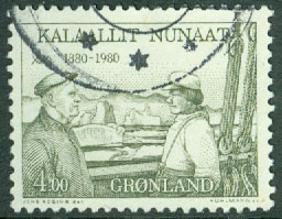 Grönland – F  125 Ejnar Mikkelsen, 1 kpl stpl
