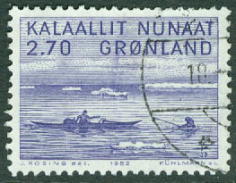 Grönland – F  136 Jakob Danielsen, 1 kpl stpl