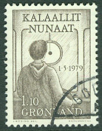 Grönland – F  115 Självstyre, 1 kpl stpl