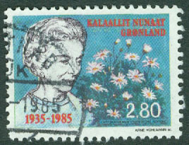 Grönland – F  159 Drottning Ingrid, 1 kpl stpl