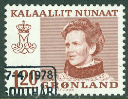 Grönland – F  107 Drottning Margrethe 1.20 kr stpl