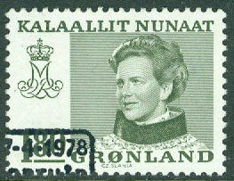 Grönland – F  108 Drottning Margrethe 1.80 kr stpl