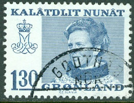 Grönland – F  102 Drottning Margrethe 1.30 Kr stpl