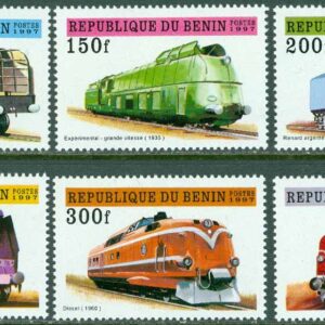Benin – M  912-917 Järnväg – Lok bla Reid Macleod, 6 kpl **