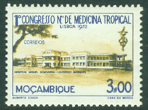 Mocambique – M  412 Kongress i tropisk medicin i Lissabon, 1 kpl **