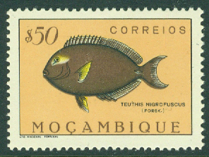 Mocambique – M  391 Inhemska fiskar, 0,50 E **