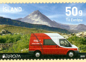 Island – F 1412C Europa 2013, postfordin, 50 g stpl
