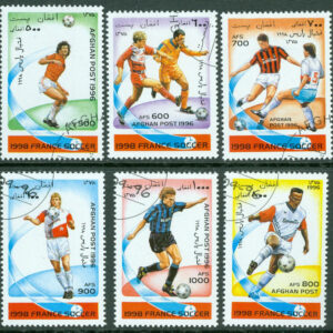 Afghanistan – M 1681-1686 VM i fotboll 1998 i Frankrike, 6 kpl stpl