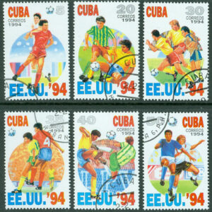 Kuba – M 3723-3728 VM i fotboll 1994 i USA, 6 kpl stpl