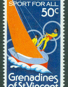 St. Vincent Grenadines – M  190 Breddsport, Vindsurfing, 50 C **