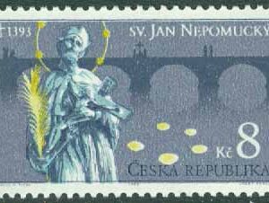 Tjeckien – M    4 Johannes Nepomuk, böhmisk präst, 1 kpl **