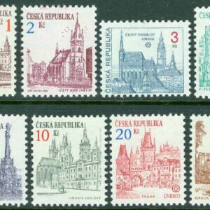 Tjeckien – M   12-19 Städer, 8 kpl **